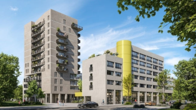 Le futur Eklo &agrave; Nantes (c) Hive&nbsp;& Co