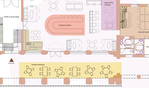 Le plan selon lequel les locaux seront am&eacute;nag&eacute;s, &agrave; terme, dans les locaux de la Soci&eacute;t&eacute; industrielle de Mulhouse (SIM). DR