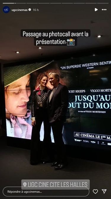 , Viggo Mortensen et Vicky Krieps, r&eacute;union &agrave; Paris pour l&rsquo;avant-premi&egrave;re de leur western