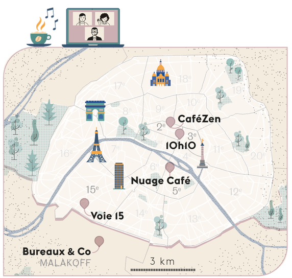 , Cinq adresses de coworking &agrave; Paris pour t&eacute;l&eacute;travailler