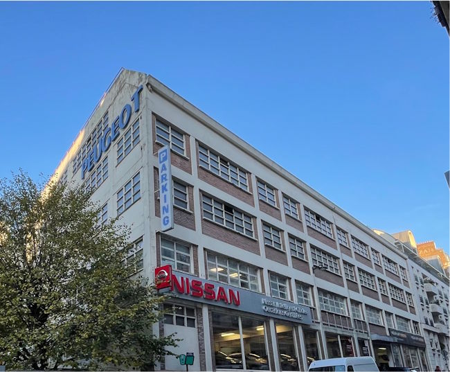 Cet ancien garage rue Lamarck va accueillir le concept Mix Hotel.